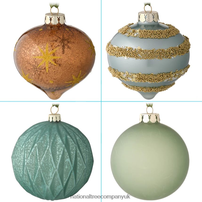 decoration | National Tree Company 20-Piece Christmas Tree Ornament Set Alpine Collection F2L4F586